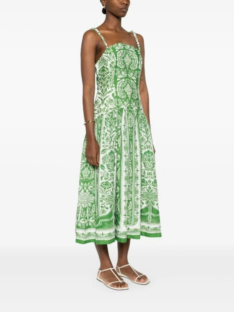 Resort Floral Dress