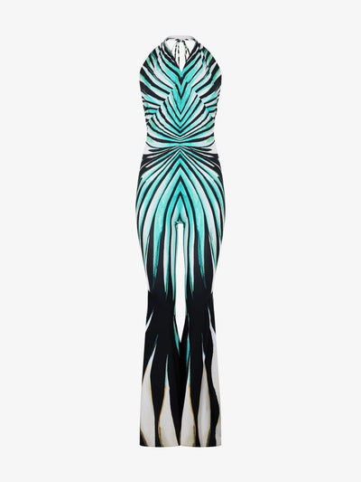 Ray of Sea Print Jumpsuit