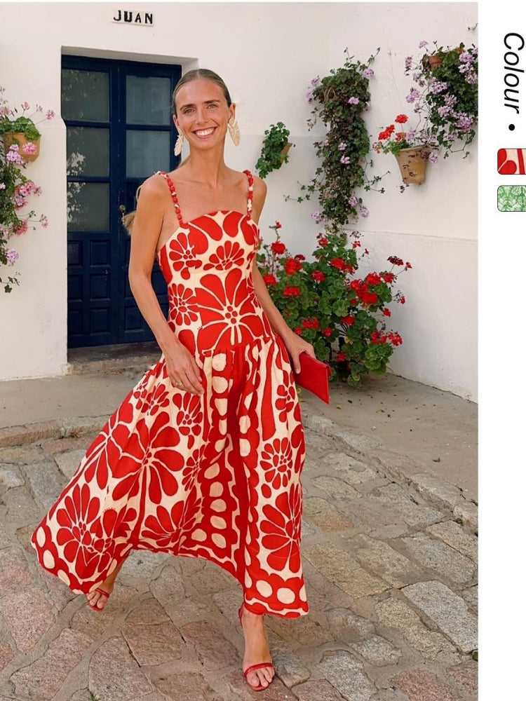 Resort Floral Dress