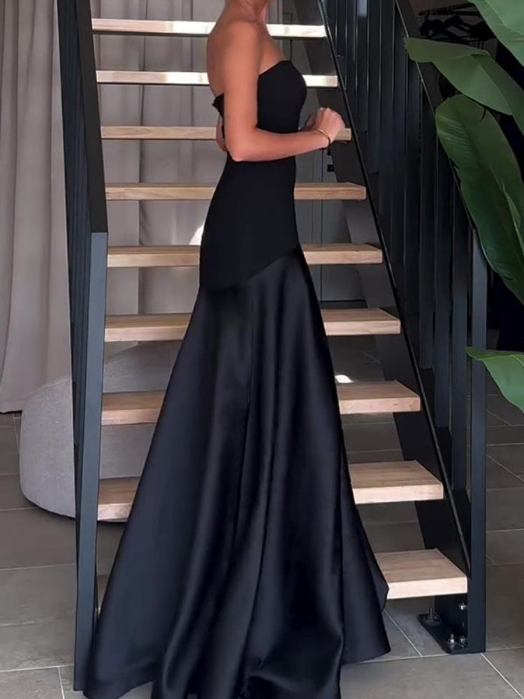 Voluminous Sleeveless Maxi