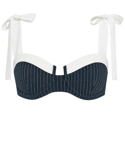 Chic Retro Striped Wide Leg Pants Set